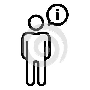 Info, info sign Vector icon which can easily modify