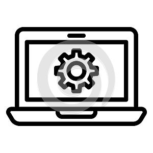 Setting, web gear Vector Icon which can easily modify