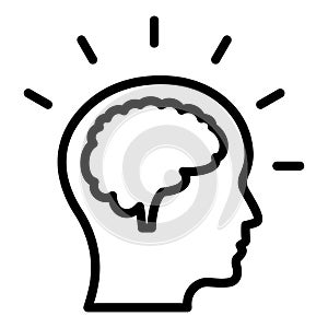 Brain, brainwash Vector Icon which can easily modify
