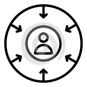 Customer intention, intention Vector Icon which can easily modify