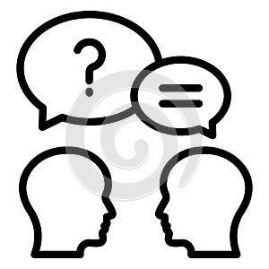 Chat, chat bubble Vector Icon which can easily modify or edit