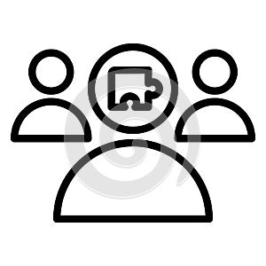 Group, leader Vector Icon which can easily modify or edit