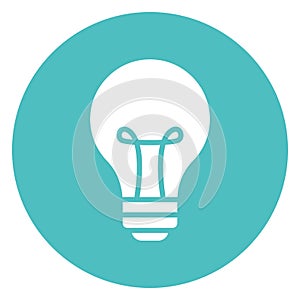 Bulb, incandescent Vector icon which can easily modify