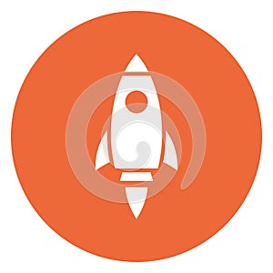Launch, missile Vector Icon which can easily modify