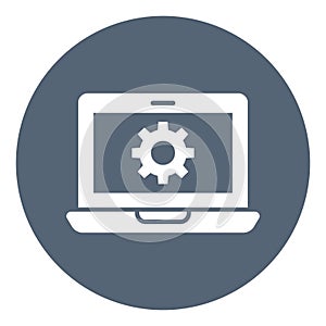 Setting, web gear Vector Icon which can easily modify