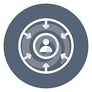 Customer intention, intention Vector Icon which can easily modify