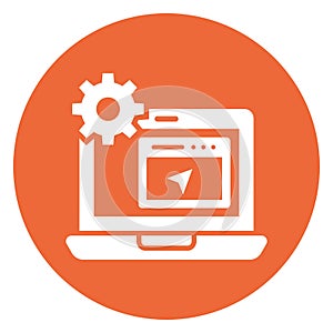 Web developing, web development Vector Icon which can easily modify or edit