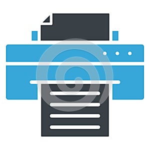 Facsimile, facsimile machine Vector Icon which can easily modify