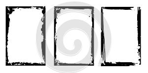 COLLECTION OF BRUSH FRAME. GRAPHIC ELEMENTS