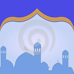 Islamic background template design