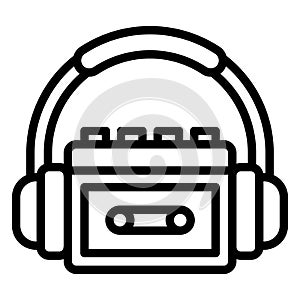 Drum, drum beating Line Style vector icon which can easily modify or edit