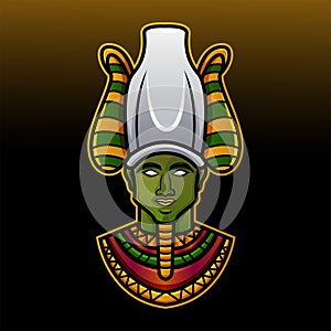 Osiris head esport logo photo