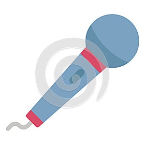 Electronic mic, input device Line Style vector icon which can easily modify or edit