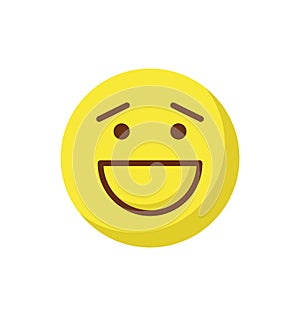 happy, adoring Color Vector Icon which can edit easily photo