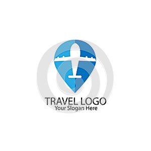Travel logo design template