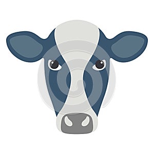 Cow Vector Icon Illustration which can easily modify or edit