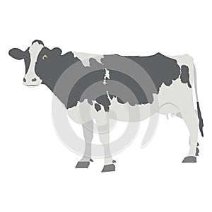 Cow Vector Icon Illustration which can easily modify or edit