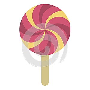 Candy stick Color  Vector Icon which can easily modify or edit icon