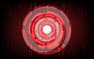 Abstract Red Technology Background