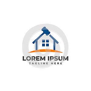Auction Property Logo Vector Icon