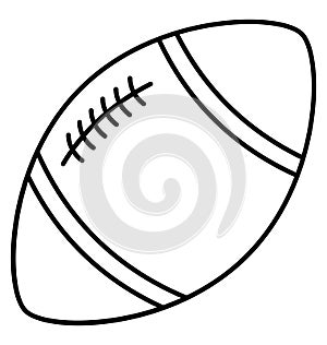 American football Line Style vector icon which can easily modify or edit photo