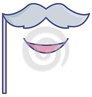 Costume   fill  vector icon which can easily modify or edit