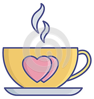 Beverage   fill  vector icon which can easily modify or edit