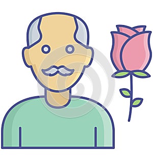 Admirations Line Style vector icon which can easily modify or edit