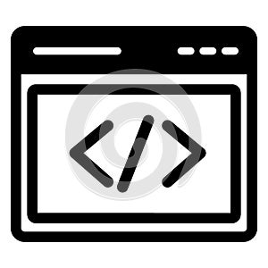 Div  Glyph Style vector icon which can easily modify or edit