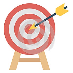 Dartboard vector icon which can easily modify or edit