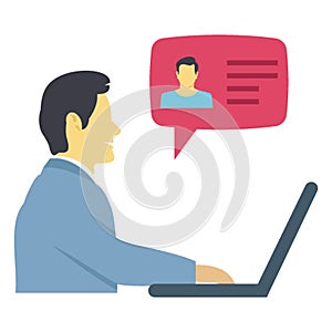 Bubble vector icon which can easily modify or edit