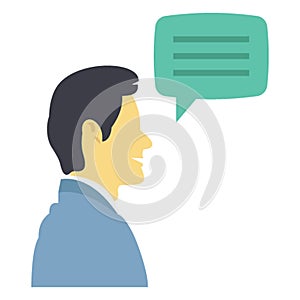 Bubble vector icon which can easily modify or edit