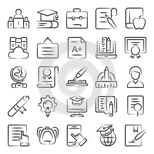 Special Education Doodle Icons Pack