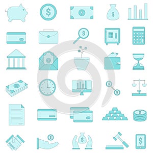 Business icon set