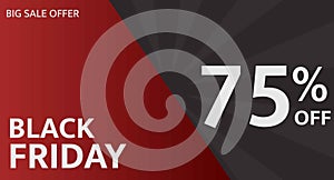 Black friday promotion offer background template