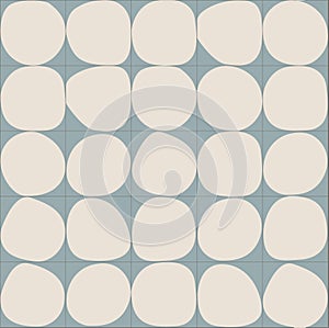 Pattern abstract dot seamless simple mint and beige modern texture.