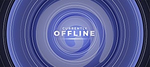 Currently offline twitch banner background