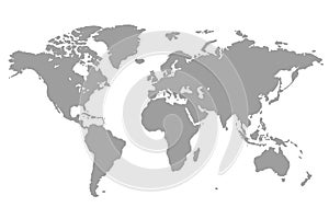 World map illustration vector eps10
