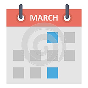 Calendar Color Vector icon