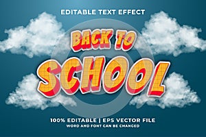 back to school text effects