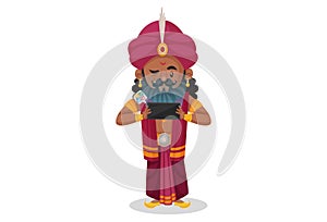 Vector Graphic Illustration of Shakuni