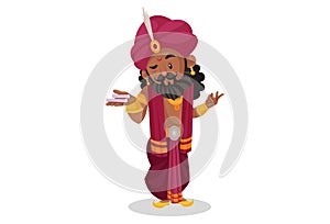Vector Graphic Illustration of Shakuni