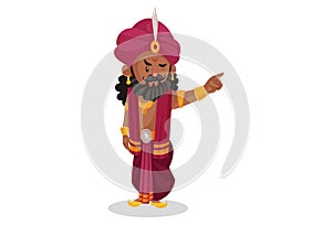 Vector Graphic Illustration of Shakuni