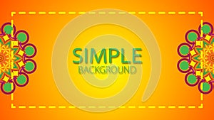 background mandala with gradient colour