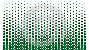 The octagon pattern halftones on white background