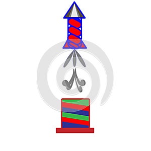 launch fire work design