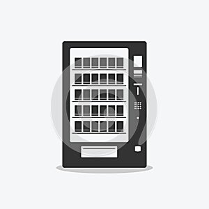 Vending machine icon flat design vector illustration. photo