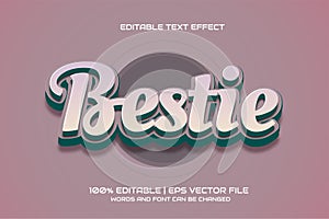 Editable text Effect Style.