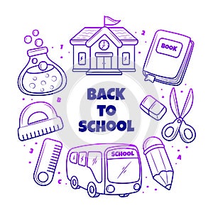 Education Element collections with hand drawn design