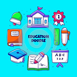 Educational clipart element collections